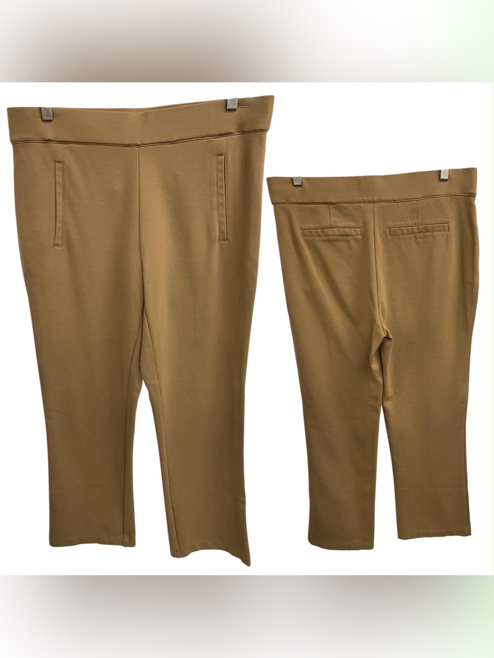Jules & Leopold Camel Ponte Pull-On Leggings Size L